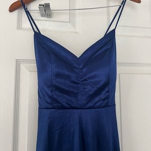 Long blue formal dress size medium